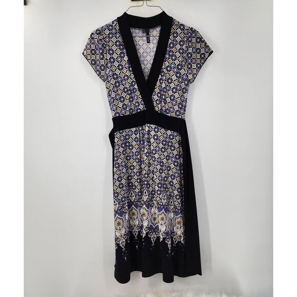 MAURICES V-Neck Short Sleeve Tie Back Dress Womens Size Extra Small XS Summer - Picture 1 of 3